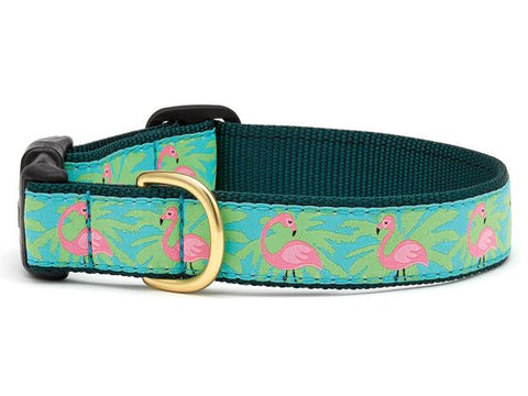 Up Country Flamingo Dog Collar