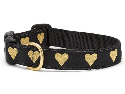 Up Country Heart of Gold Dog Collar