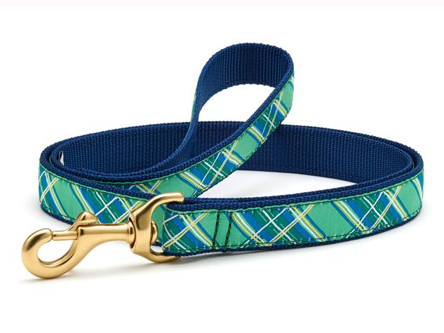 Up Country Kelly Plaid Dog Leash