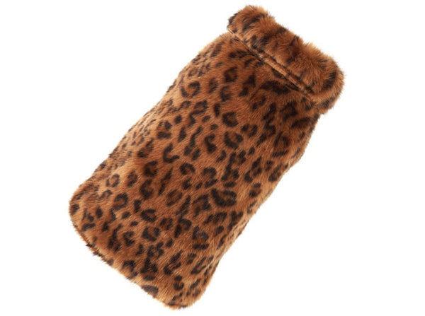 Up Country Leopard Fur Dog Coat