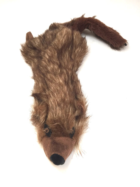 Unstuffies Dog Squeaky Dog - Mongoose