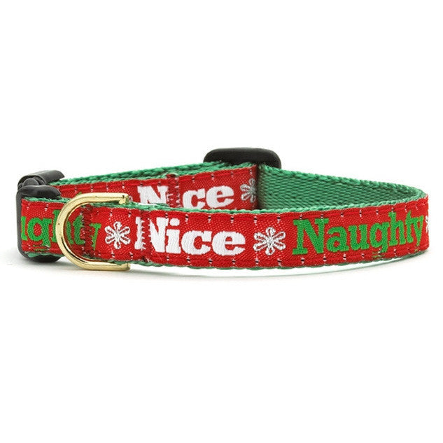 Up Country Naughty and Nice Cat Collar