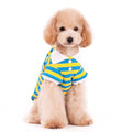 Classic Stripe Dog Polo Shirt - Yellow/Blue