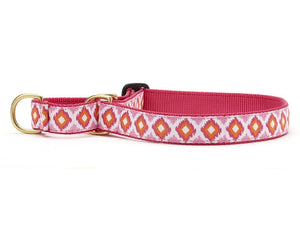 Up Country Pink Crush Martingale Dog Collar