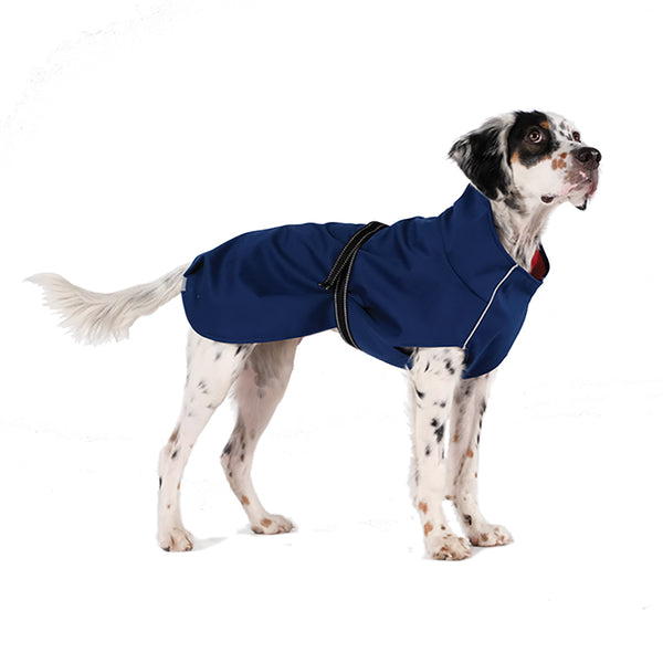 Rain Paw All-Season Dog Coat - Navy Blue/Navy Blue