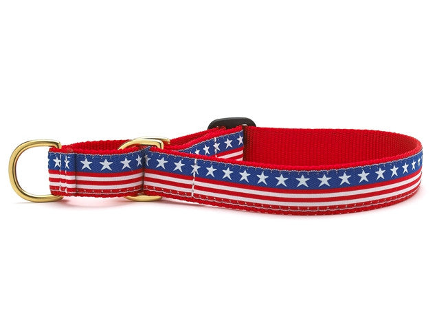 Up Country Stars & Stripes Martingale Dog Collar