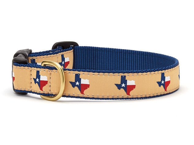 Up Country Texas (Navy) Dog Collar
