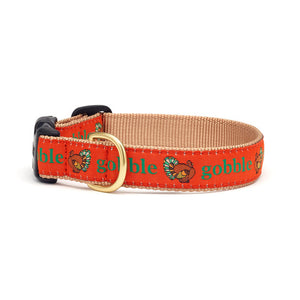 Up Country Gobble Gobble Turkey Dog Collar