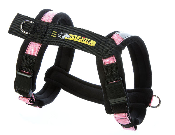 Urban Trail Adjustable Padded Dog Harness - Pink