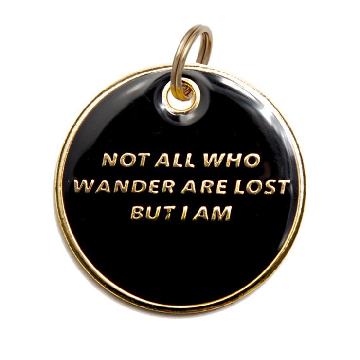 Not All Who Wander Are Lost Dog Tag