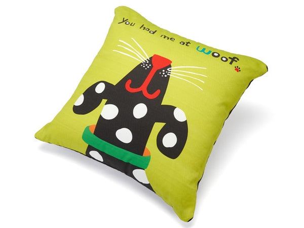 You Had Me At Woof Accent Pillow