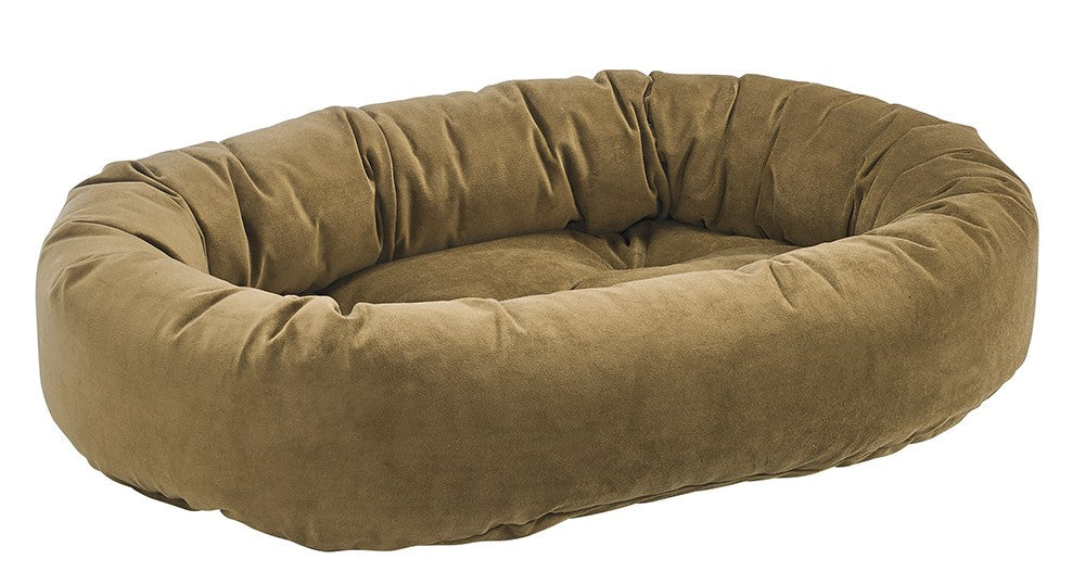 Amber Microvelvet Donut Dog Bed