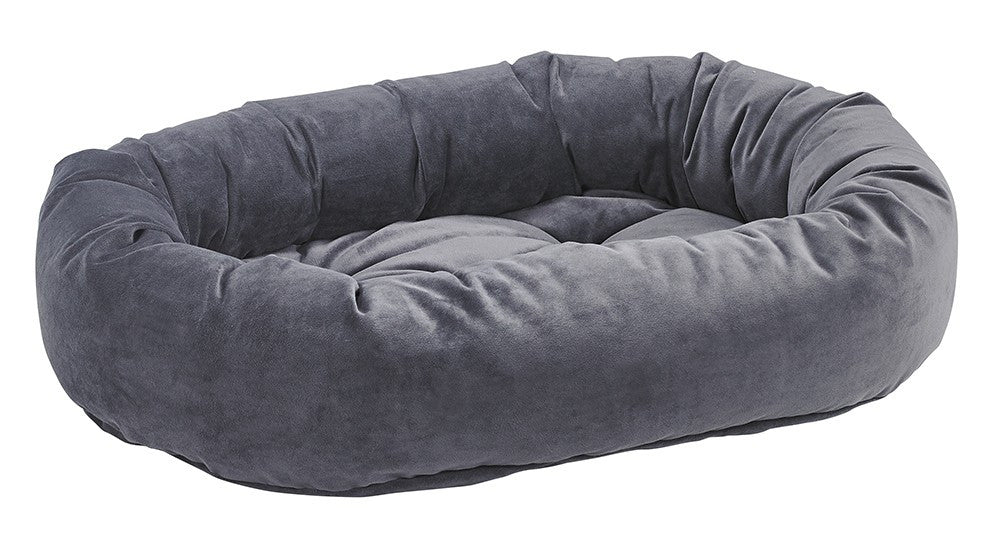 Bowsers Amethyst Microvelvet Donut Dog Bed