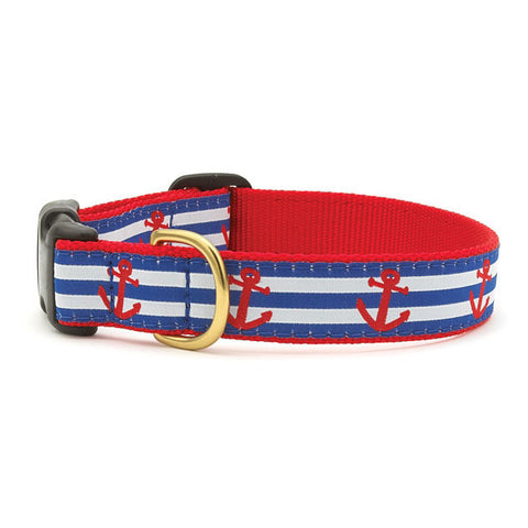 Up Country Anchors Aweigh Dog Collar
