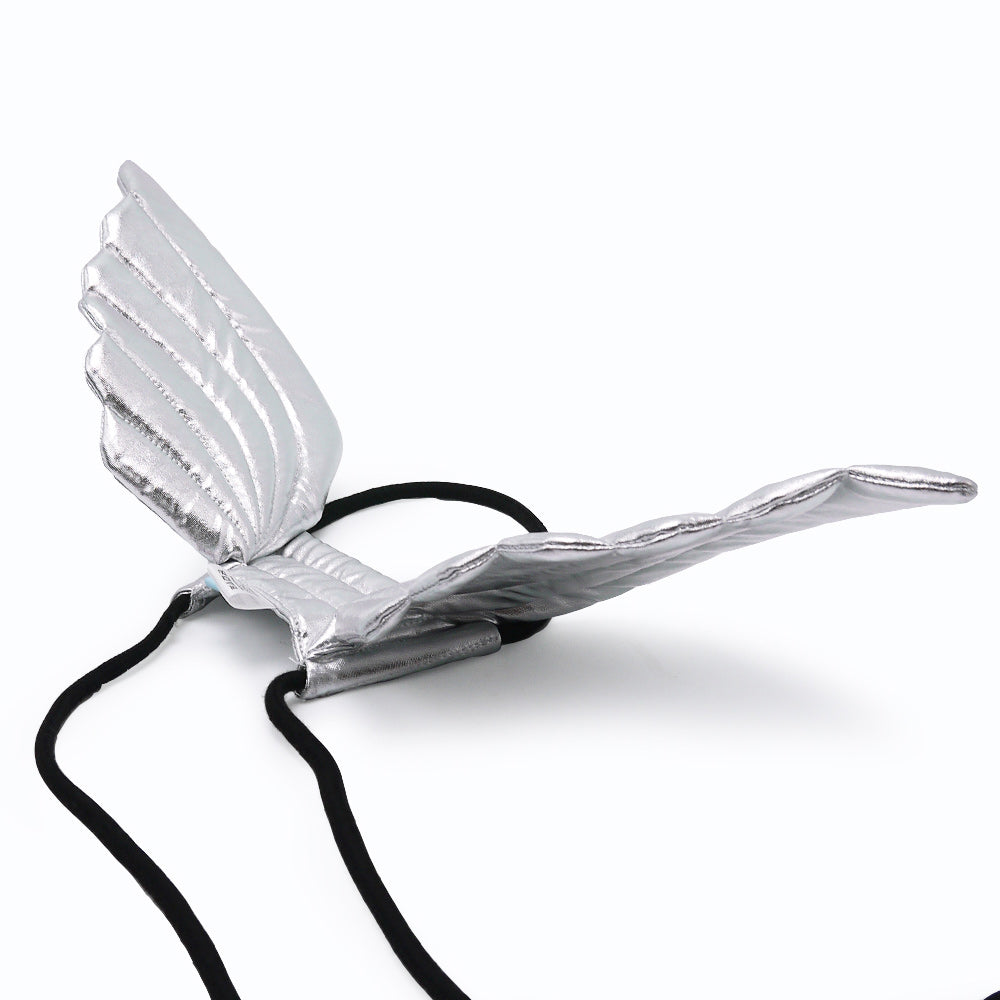 Angel Wings Dog Halloween Costume - Silver