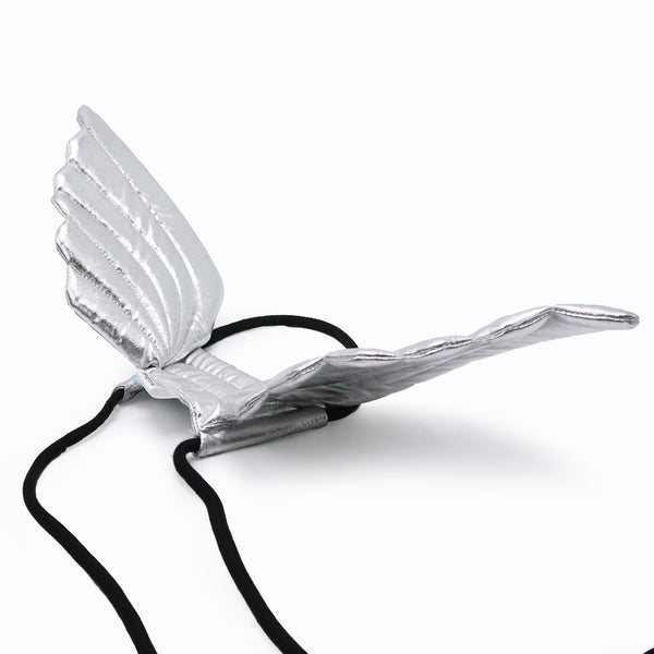 Angel Wings Dog Halloween Costume - Silver