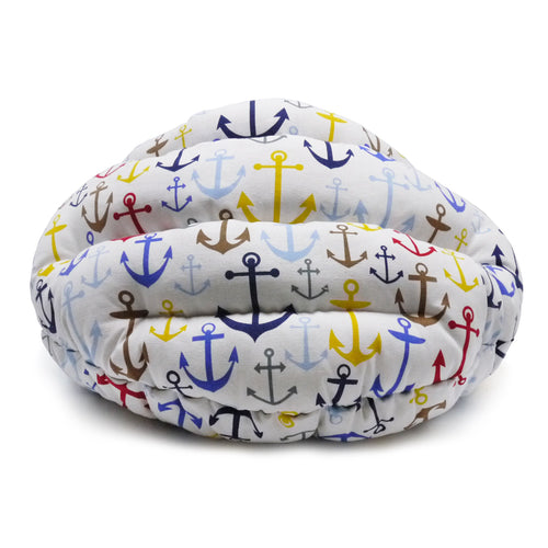 Burger Bed Small Dog Snuggle Bed - Anchors Aweigh