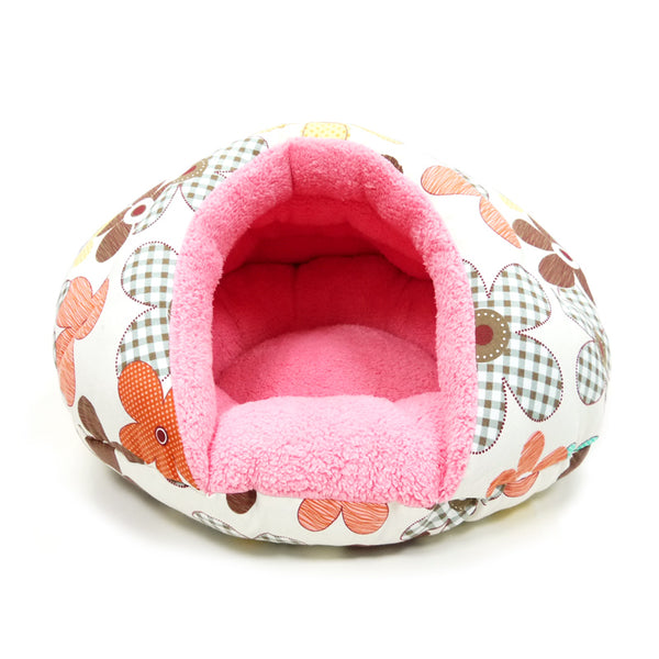 Burger Bed Small Dog Snuggle Bed - Color Flower