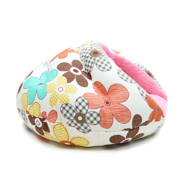 Burger Bed Small Dog Snuggle Bed - Color Flower