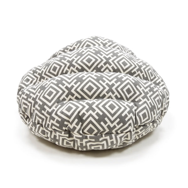 Burger Bed Small Dog Snuggle Bed - Modern Grey