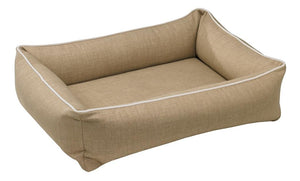 Bowsers Urban Lounger Dog Bed - Flax