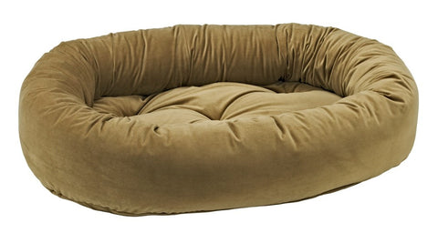 Bowsers Toffee Microvelvet Donut Dog Bed