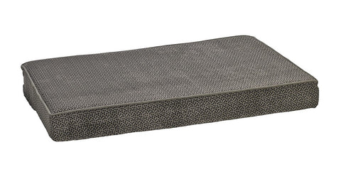 Bowsers Isotonic Memory Foam Mattress - Pewter Bones