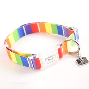 Dogo Contempo Dog Collar - Rainbow