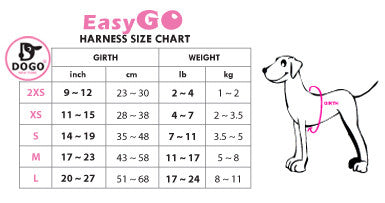 EasyGO Soft Step-In Dog Harness - Puffer