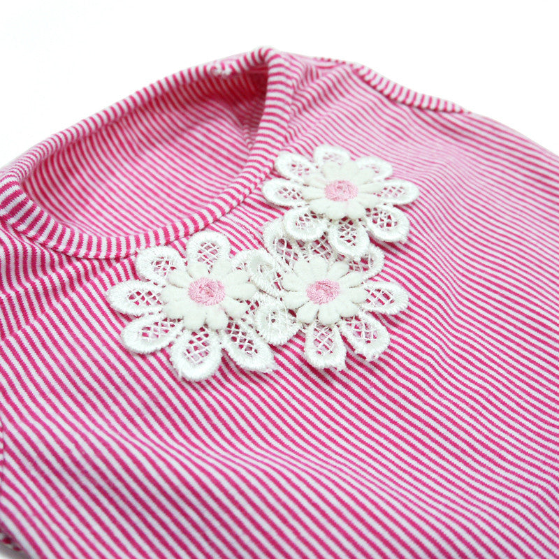 Dogo Eyelet Flower Dog Dress