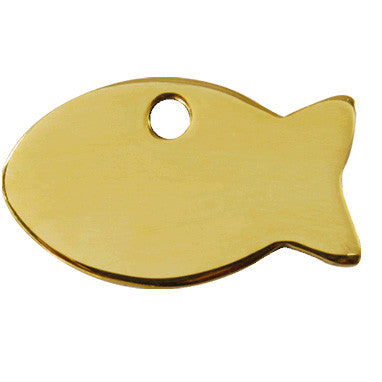 Fish shaped cat tag store