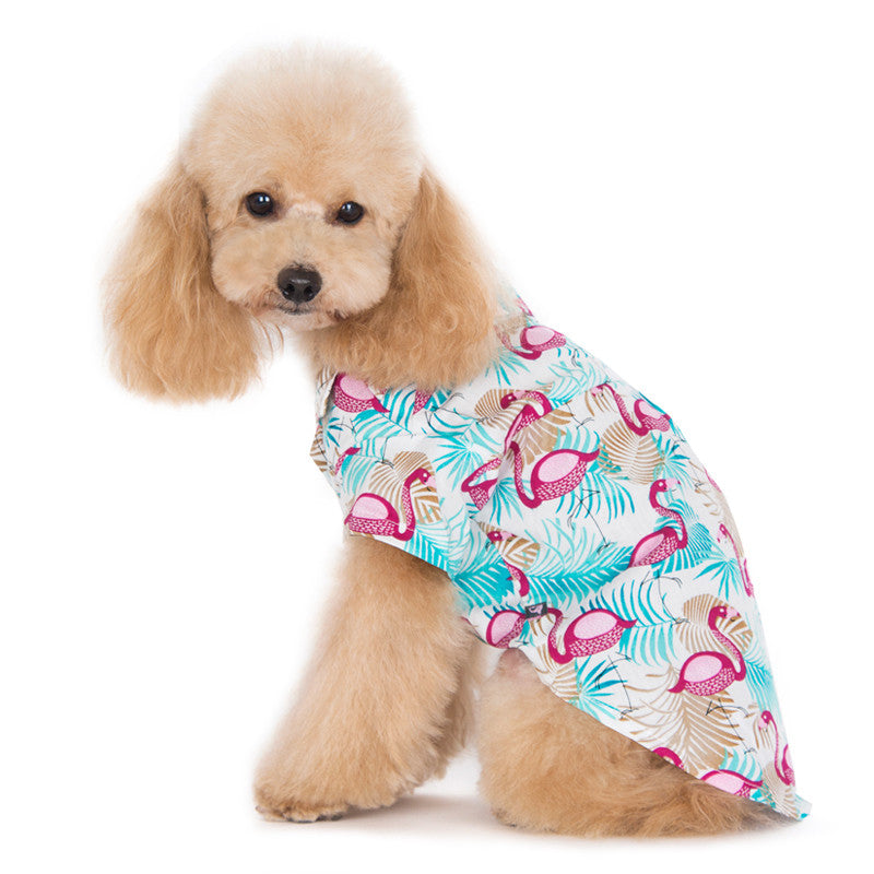 Flamingo Dog Shirt PupLife Dog Supplies