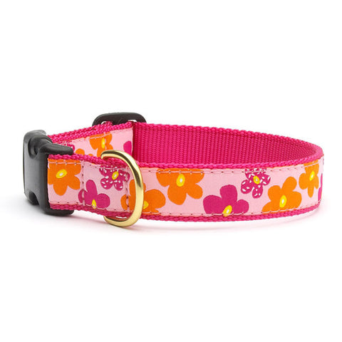 Up Country Flower Power Dog Collar