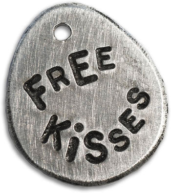 Fetching Tags Hand Stamped Dog Tag - Top Taglines