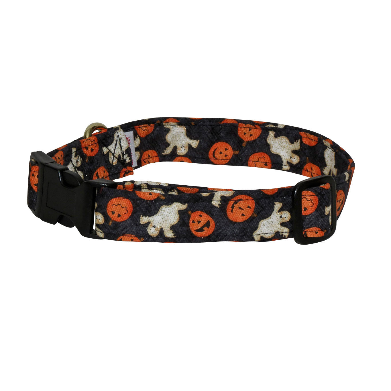 Elmo's Closet Jack O Lanterns & Ghosts Dog Collar