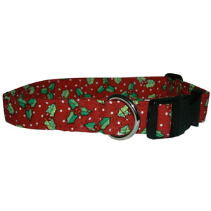 Elmo's Closet Holly On Dots Dog Collar