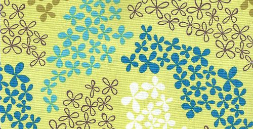 Elmo's Closet Flower Fields Dog Collar - Green