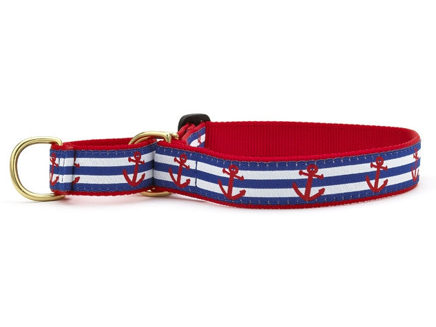 Up Country Anchors Aweigh Martingale Dog Collar
