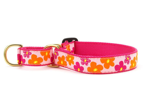 Up Country Flower Power Martingale Dog Collar