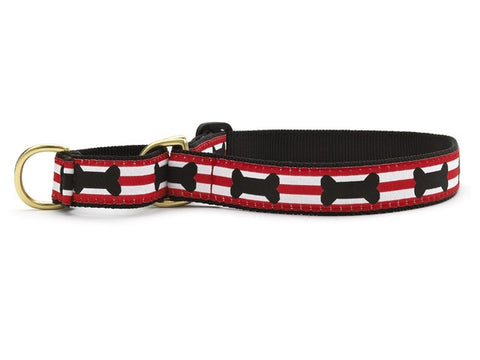 Up Country Got Bones Martingale Dog Collar