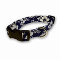 Elmo's Closet Hawaii Time Blue Dog Collar