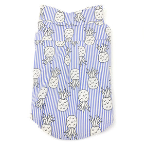 Pineapple Dog Shirt - Blue