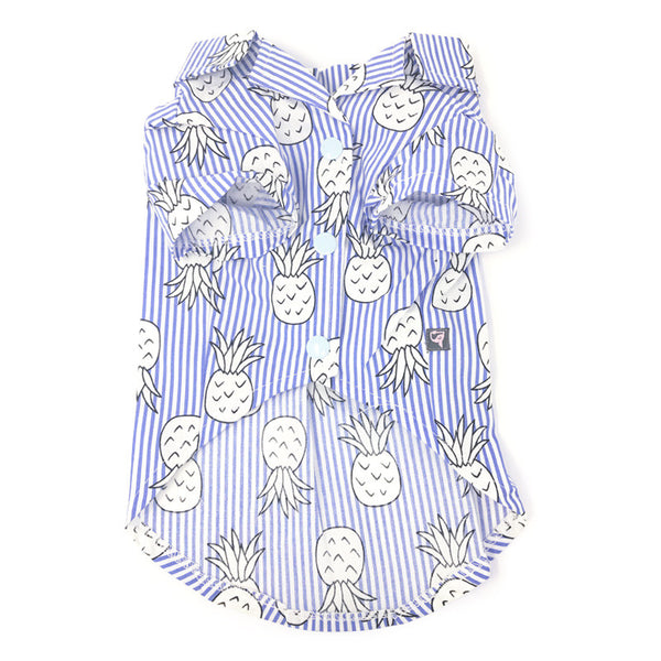 Pineapple Dog Shirt - Blue