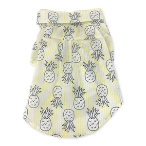 Pineapple Dog Shirt - Yellow