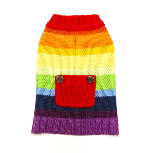 Rainbow Dog Sweater