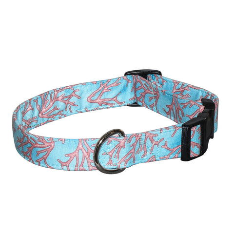 Elmo's Closet Sea Coral Dog Collar