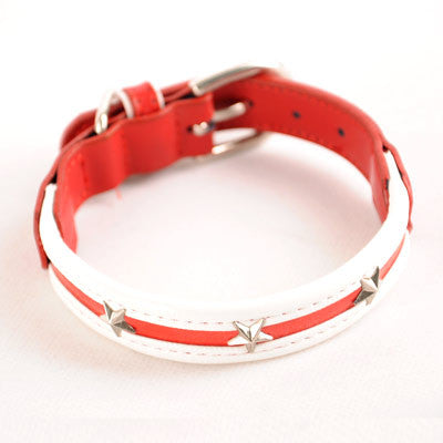 Dogo Star Dog Collar - Red