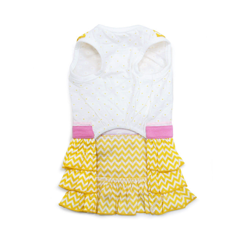 Dogo Sunshine Chevron Dog Dress