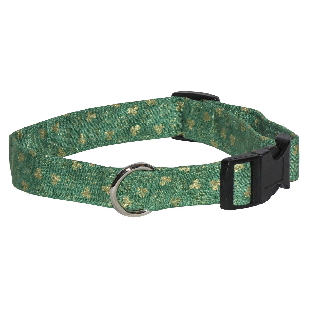 Elmo's Closet Top O the Morning (Light Green) Dog Collar