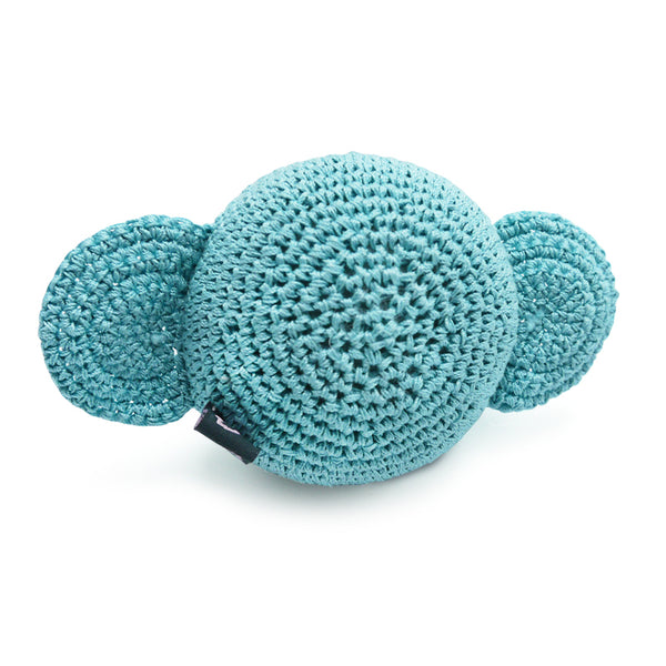 Elephant Crochet Dog Toy with Squeaker